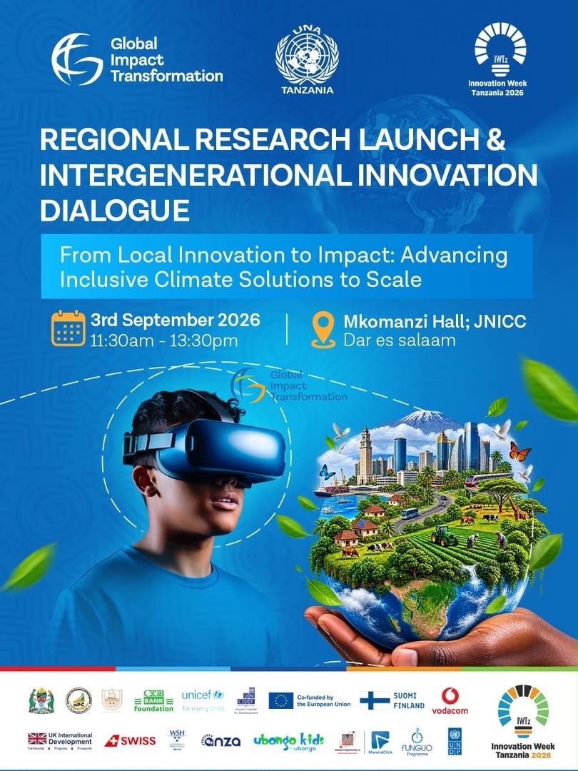 From Local Innovation to Regional Impact: GIT to Launch Multi-Country Climate Research at UNDP FUNGUO Innovation Week Tanzania 2026